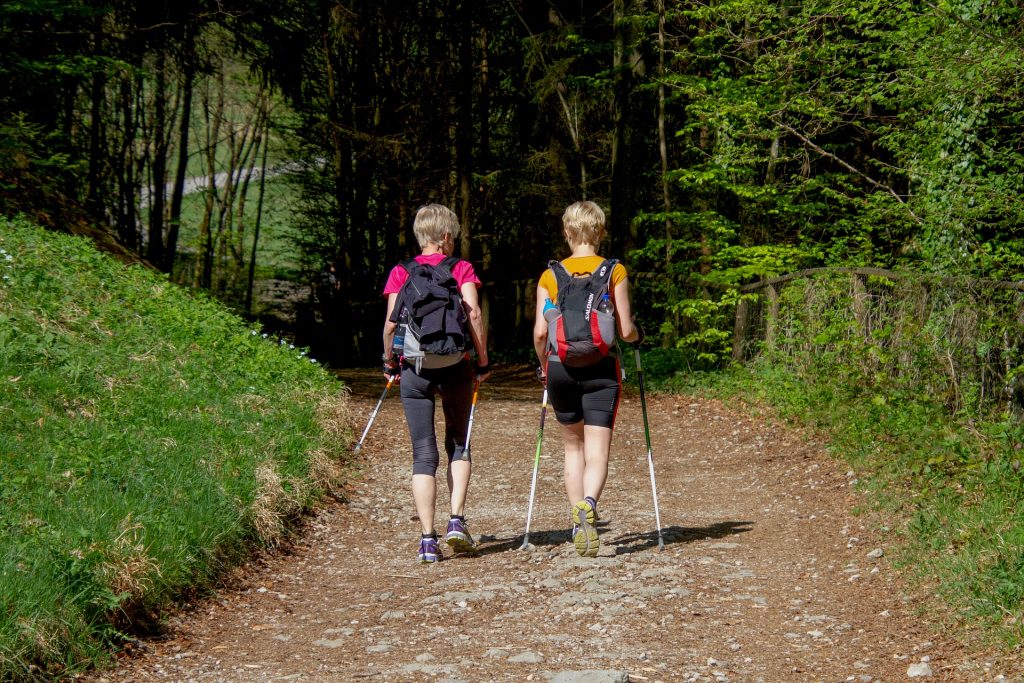 Sportler im Wald
